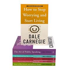 Dale Carnegie Personal Development 6 Books Collection Set Art of Public Speaking, written by Dale Carnegie