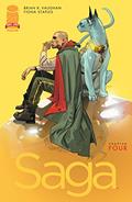 Read Saga #4, written by Brian K. Vaughan