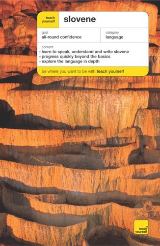 Read Teach Yourself Slovene Complete Course (Book Only) (TY: Complete Courses), written by Andrea Albrette Read Teach Yourself Slovene Complete Course (Book Only) (TY: Complete Courses), written by Andrea Albrette