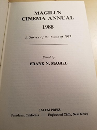 Read Magill's Cinema Annual: 1988, written by Frank Northen Magill