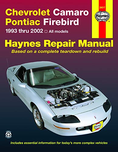Read Chevrolet Camaro/Pontiac Firebird 1993-2002 (Haynes Repair Manuals) [Paperback] Haynes, written by John Haynes