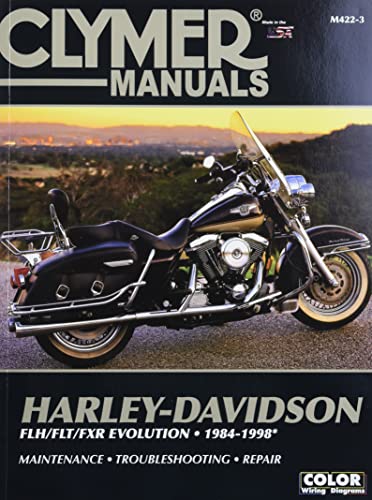 Read Harley-Davidson Road King, Electra, Tour Glide, Low Rider Motorcycle (1984-1998), written by Penton Staff