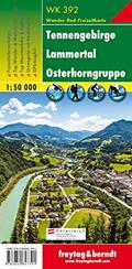 Read WK 392 Tennengebirge - Lammertal - Osterhorn Group, hiking map 1:50,000, written by Freytag & Berndt