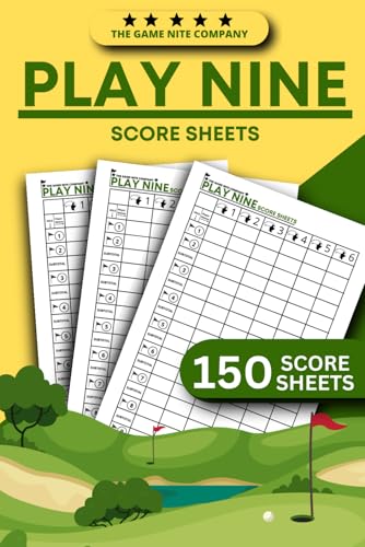 Read Play Nine Score Sheets: 150 Score Pads for Play 9 Golf Card Game, written by The Game Nite Company