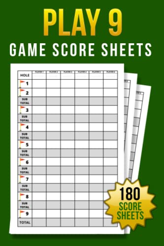 Read Play Nine Card game Score Sheets:: 160 6 x 9 inch Score Sheets for Play 9 Golf Card Game, written by Bitstudio Media Read Play Nine Card game Score Sheets:: 160 6 x 9 inch Score Sheets for Play 9 Golf Card Game, written by Bitstudio Media