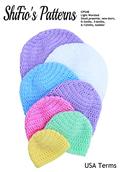 Read Crochet Pattern - CP548 - Baby hats, small, preemie, new-born, 0-3mths, 3-6mths, 6-12mths, toddler - USA Terminology, written by ShiFio's Patterns Read Crochet Pattern - CP548 - Baby hats, small, preemie, new-born, 0-3mths, 3-6mths, 6-12mths, toddler - USA Terminology, written by ShiFio's Patterns