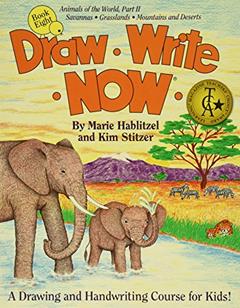 Draw Write Now Book 8: Animals of the World Part II: Grassland and Desert Animals, written by Marie Hablitzel; Kim Stitzer
