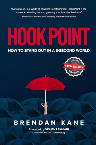 Read Hook Point: How to Stand Out in a 3-Second World, written by Brendan Kane Read Hook Point: How to Stand Out in a 3-Second World, written by Brendan Kane