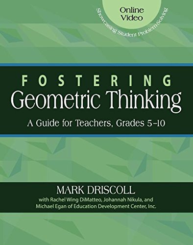 Read Fostering Geometric Thinking: A Guide for Teachers, Grades 5-10, written by Mark Driscoll; Johannah Nikula; Rachel Wing DiMatteo; Michael Egan