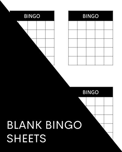 Read Blank bingo sheets: Make your own bingo game - 440 grids - 110 pages - 8x10 inch - simple black cover design, written by Dr. Sickoz
