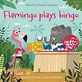 Read Flamingo plays bingo, written by Lesley Sims