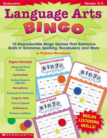 Read Language Arts Bingo, written by Virginia Musmanno Read Language Arts Bingo, written by Virginia Musmanno