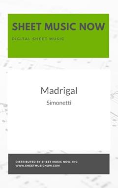Madrigal, written by Simonetti