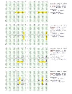 Fifty Scrabble Box Scores Games 4001-4050, written by Mr Francis Gurtowski