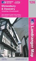 Read L/R Map 126 Shrewsbury & Oswestry (Landranger Maps), written by Ordnance Survey