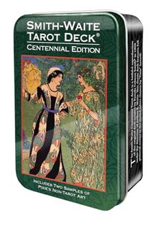 Smith-Waite® Centennial Tarot Deck in a Tin, written by Pamela Colman Smith