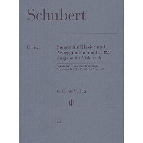 Read SONATE POUR PIANO ET ARPEGGIONE EN LA MINEUR D 821, written by SCHUBERT FRANZ