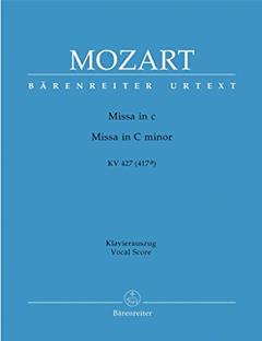 WOLFGANG AMADEUS MOZART : MASS IN C MINOR K.427 / K.417A - MESSE EN DO MINEUR - PIANO CHANT -, written by WOLFGANG A. MOZART