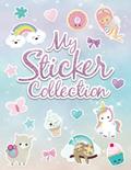 Read My Sticker Collection: Large BLANK Sticker Book for Collecting Stickers with 120 BLANK Pages for Kids Girls, written by Contemporary Designs