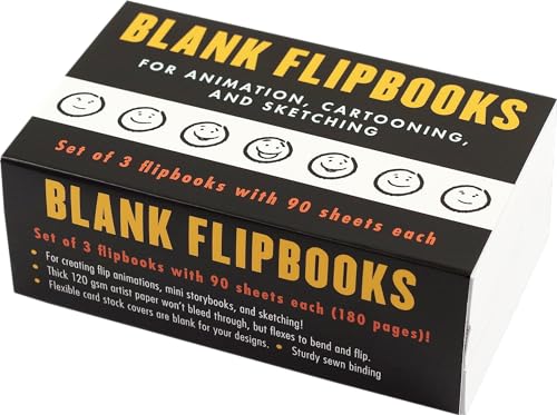 Read Blank Flipbooks (3-pack) - Great for animation, sketching, and cartoon creation. White cover can be designed!, written by Peter Pauper Press Read Blank Flipbooks (3-pack) - Great for animation, sketching, and cartoon creation. White cover can be designed!, written by Peter Pauper Press