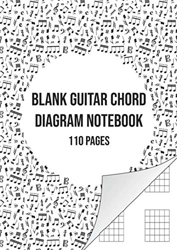 Read Blank Guitar Chord Diagram Notebook: Blank Chord Book | 110 Pages, written by Music Mania Publishing