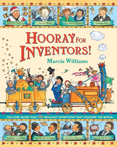 Read Hooray For Inventors!, written by Marcia Williams