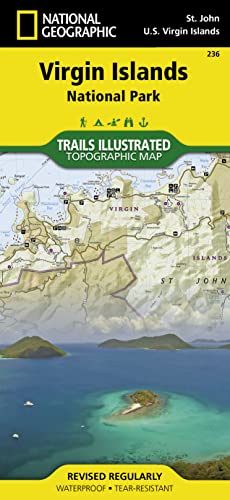 Virgin Islands National Park Map (National Geographic Trails Illustrated Map, 236), written by National Geographic Maps - Trails Illustrated
