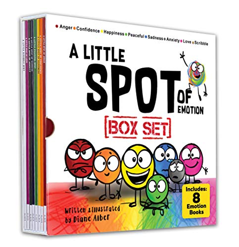 Read A Little SPOT of Emotion 8 Book Box Set (Books 1-8: Anger, Anxiety, Peaceful, Happiness, Sadness, Confidence, Love, & Scribble Emotion), written by Diane Alber Read A Little SPOT of Emotion 8 Book Box Set (Books 1-8: Anger, Anxiety, Peaceful, Happiness, Sadness, Confidence, Love, & Scribble Emotion), written by Diane Alber