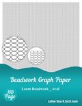 Read Beadwork Graph Paper: Loom Beadwork Graph Paper Notebook, oval, written by GP Publishing