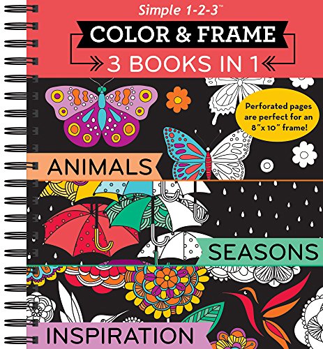 Read Color & Frame - 3 Books in 1 - Animals, Seasons, Inspiration (Adult Coloring Book), written by New Seasons; Publications International Ltd. Read Color & Frame - 3 Books in 1 - Animals, Seasons, Inspiration (Adult Coloring Book), written by New Seasons; Publications International Ltd.