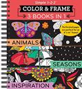 Read Color & Frame - 3 Books in 1 - Animals, Seasons, Inspiration (Adult Coloring Book), written by New Seasons; Publications International Ltd.