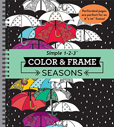 Read Color & Frame - Seasons (Adult Coloring Book), written by New Seasons; Publications International Ltd.