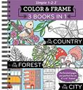 Read Color & Frame - 3 Books in 1 - Country, Forest, City (Adult Coloring Book), written by New Seasons; Publications International Ltd.