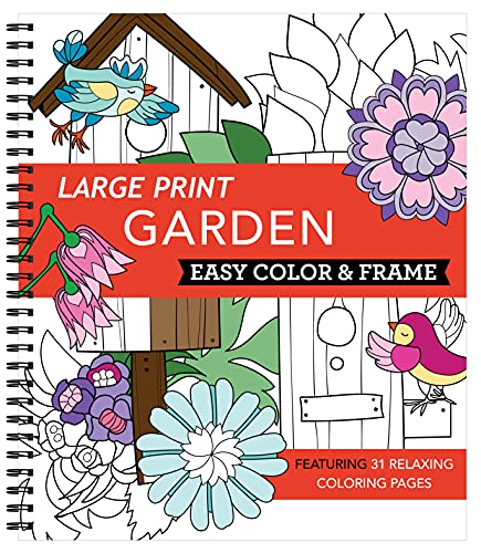 Read Large Print Easy Color & Frame - Garden (Stress Free Coloring Book), written by New Seasons; Publications International Ltd. Read Large Print Easy Color & Frame - Garden (Stress Free Coloring Book), written by New Seasons; Publications International Ltd.