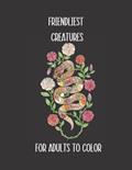 Read Friendliest Creatures: Animals Adult Coloring Book, written by Yu Publishing