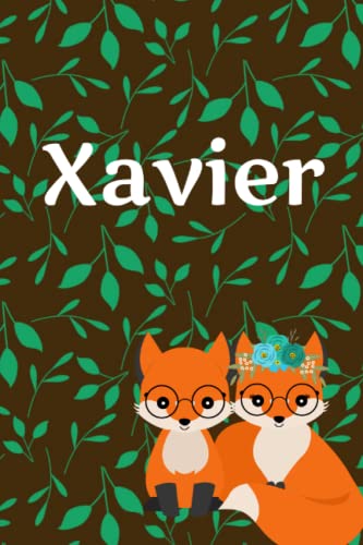 Read Xavier in Cute Foxes: A Blank Personalized Lined Notebook, written by Melissa Crisp Read Xavier in Cute Foxes: A Blank Personalized Lined Notebook, written by Melissa Crisp
