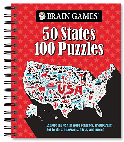 Read Brain Games - 50 States 100 Puzzles: Explore the USA in Word Searches, Cryptograms, Dot-To-Dots, Anagrams, Trivia, and More!, written by Publications International Ltd.; Brain Games Read Brain Games - 50 States 100 Puzzles: Explore the USA in Word Searches, Cryptograms, Dot-To-Dots, Anagrams, Trivia, and More!, written by Publications International Ltd.; Brain Games