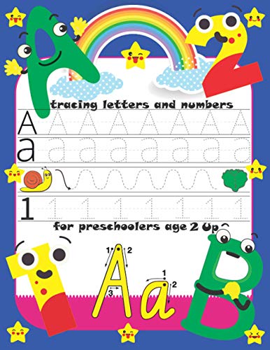 Read tracing letters and numbers for preschoolers age 2 up: Trace Letters:Alphabet Handwriting Practice workbook for kids-Preschool writing Workbook.110 pags.size 8.5"x11", written by ka kan
