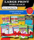 Read KAPPA Super Saver LARGE PRINT Word Search Puzzle Pack-Set of 9 Carry-Along Digest Size Books, written by Kappa Books Publishers
