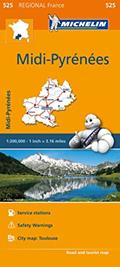 Read Michelin Regional Maps: France: Midi-Pyrénées Map 525, written by Michelin