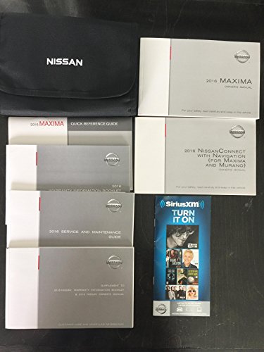 Read 2016 Nissan Maxima with navigation manual Owners Manual, written by Nissan