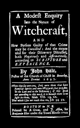 Read Modest Enquiry into the Nature of Witchcraft (Applewood Books), written by John Rev. Hale Read Modest Enquiry into the Nature of Witchcraft (Applewood Books), written by John Rev. Hale