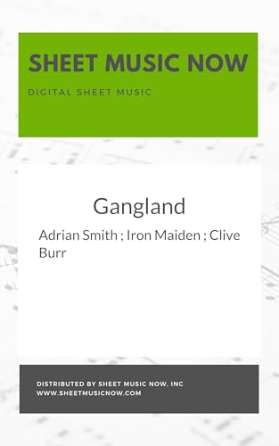 Read Gangland, written by Adrian Smith; Iron Maiden; Clive Burr