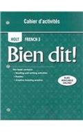 Read Bien Dit! French 3: Cahier D'activites (English and French Edition), written by Harcourt Brace College Publishers