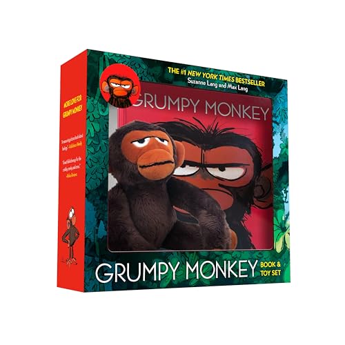 Read Grumpy Monkey Book and Toy Set, written by Suzanne Lang