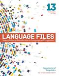 Read Language Files: Materials for an Introduction to Language and Linguistics, 13th Edition, written by Department of Linguistics
