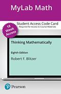 Read Thinking Mathematically -- MyLab Math with Pearson eText Access Code, written by Robert Blitzer