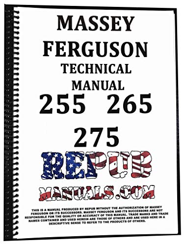 Read Massey Ferguson 255 Service Manual Technical Repair Book, written by Massey Ferguson