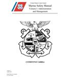 Read Coast Guard Marine Safety Manual, Volume I, Administration and Management, COMDTINST M16000.6, written by United States Government US Coast Guard Read Coast Guard Marine Safety Manual, Volume I, Administration and Management, COMDTINST M16000.6, written by United States Government US Coast Guard