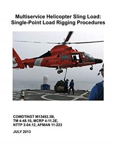 Multiservice Helicopter Sling Load: Single-Point Load Rigging Procedures: COMDTINST M13482.3B, written by Coast Guard
